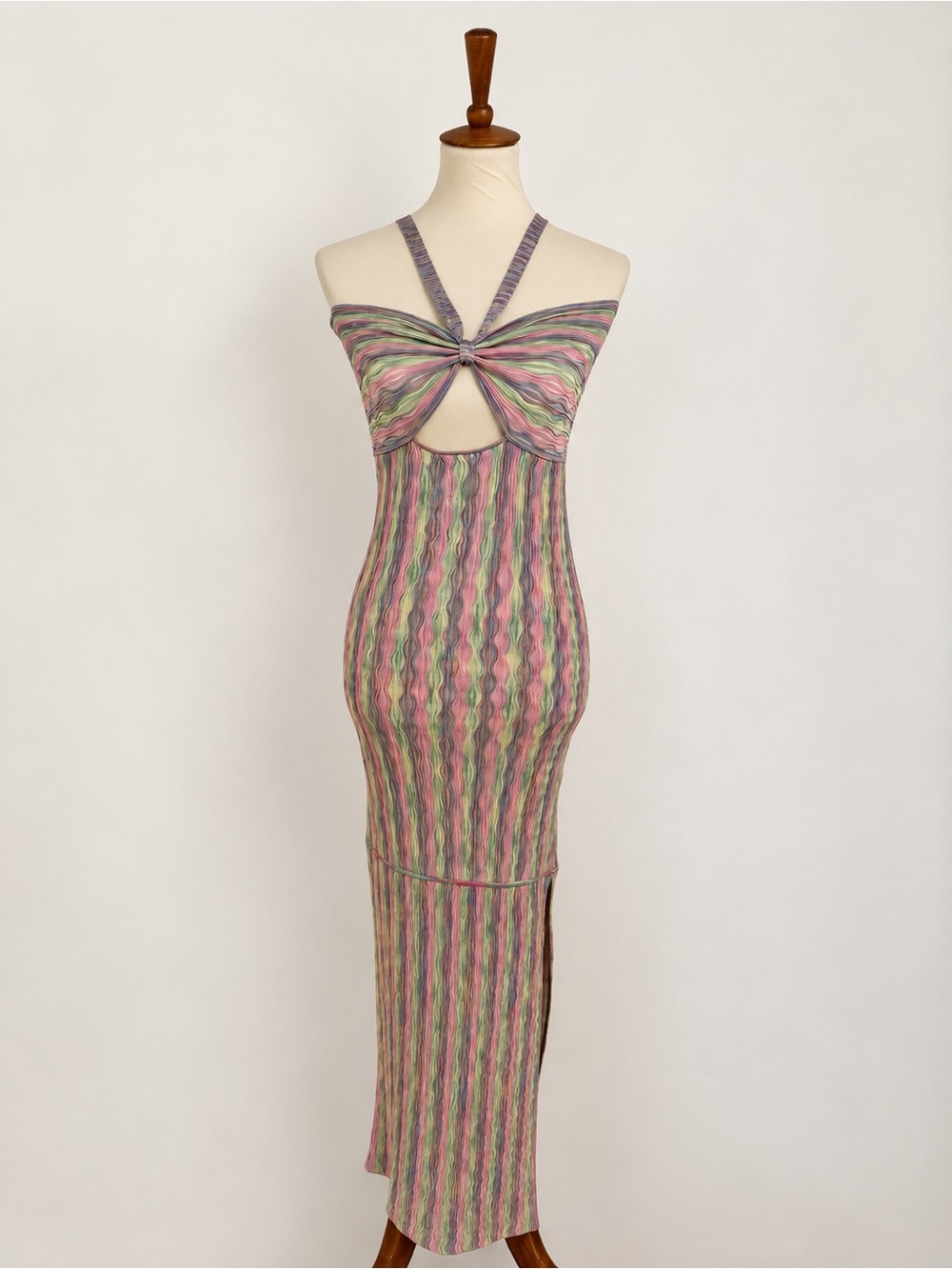 Alexis Multicolor Cutout Maxi Dress – Size Medium